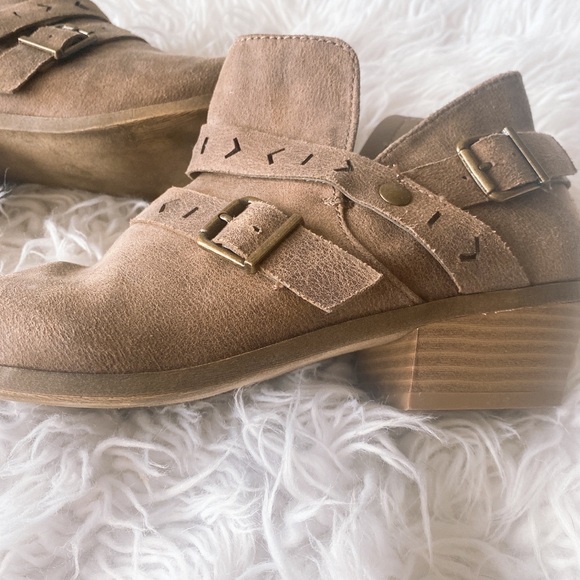 Brown Suede Booties - Picture 2 of 6